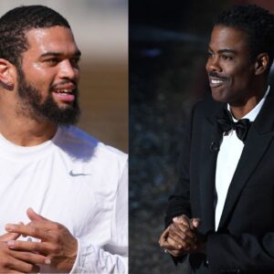 Chris Rock Makes Caleb Williams Crack Up After Mentioning Which NFL Team He Wants the Youngster To Play For