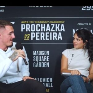 "This Is F***ed”- Fans Left Dumbfounded After Tom Aspinall’s Extremely NSFW Question to Nina Drama