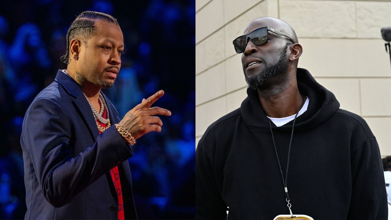 "Chuck Was Touuugh": Kevin Garnett Can't Get Enough Of Rookie Allen Iverson Breaking Wilt Chamberlain's Record