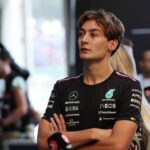 George Russell Provides a Glimpse Into 2024 Mercedes Challengers With His Fingers Crossed