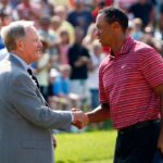Tiger Woods and Jack Nicklaus