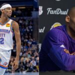 "Sad I Never Got To Meet Him": Shai Gilgeous-Alexander Expresses Regret Over Never Meeting Kobe Bryant To Kim Kardashian