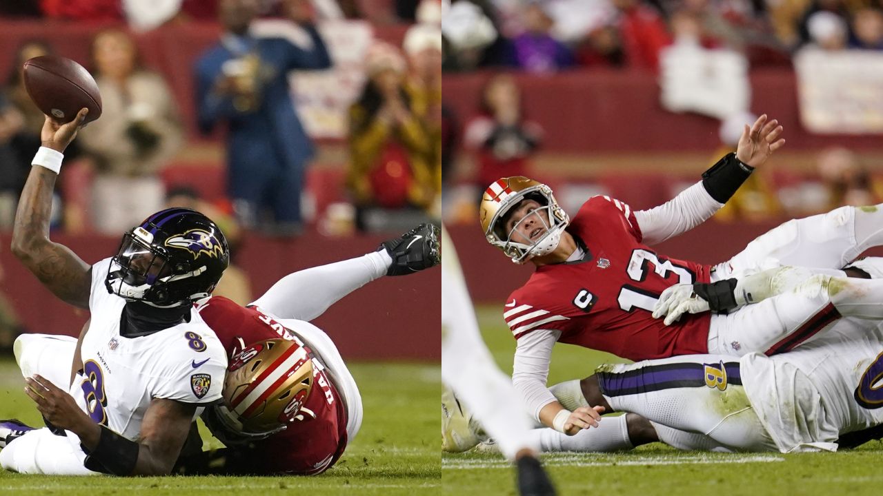 After Horrible Christmas Game, Brock Purdy' MVP Odds Plummet as Lamar Jackson Steamrolls 49ers Throwing 2 TDs in 18 Seconds