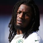 Aaron Jones Struggles to Hold Back Tears After Receiving a Diamond Made Out of His Father's Ashes