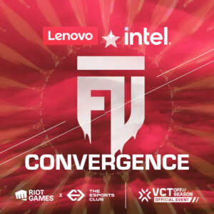 An image showing FUT Esports logo with with Valorant Convergence 2023 cover
