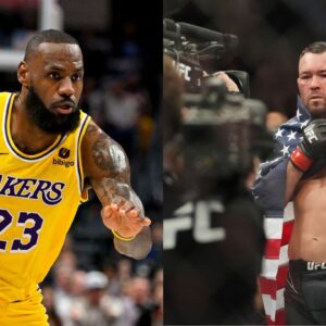 "F*** you LeBron James": Colby Covington Confronts Lakers Superstar For Ongoing National Anthem Controversy