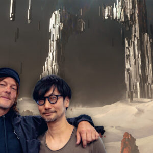 Am image showing Hideo Kojima with Death Stranding 2 teaser which might be revealed at The Game Awards 2023