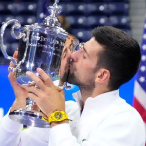 Novak Djokovic beats off competition from Max Verstappen and Erling Haaland to win European Athlete of the year award