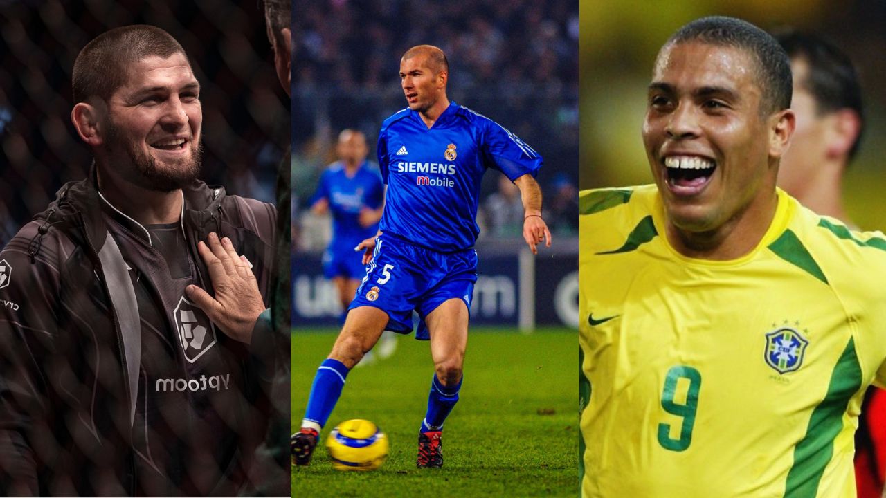“Nobody Like…”: Real Madrid Superfan Khabib Nurmagomedov Poses Opinion on Ronaldo and Zinedine Zidane