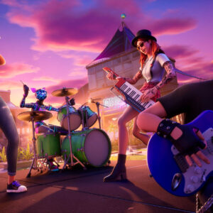 The official cover photo of the Fortnite Festival