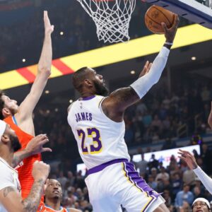 "The Future Is Now Old Man": LeBron James Getting Blocked By Chet Holmgren Has NBA Twitter Poking Fun At The Lakers Star