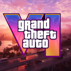 An image showing GTA 6 confirmed logo with gameplay footage screenshot at back