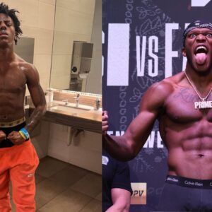 IShowSpeed boxing spar with KSI on December 15, 2023