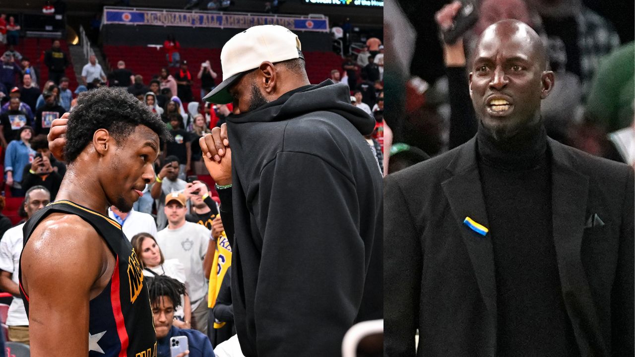 "2 Sons? That's Stretching It": Kevin Garnett Believes LeBron James Won't Be In The NBA By The Time Bryce Maximus Gets Drafted