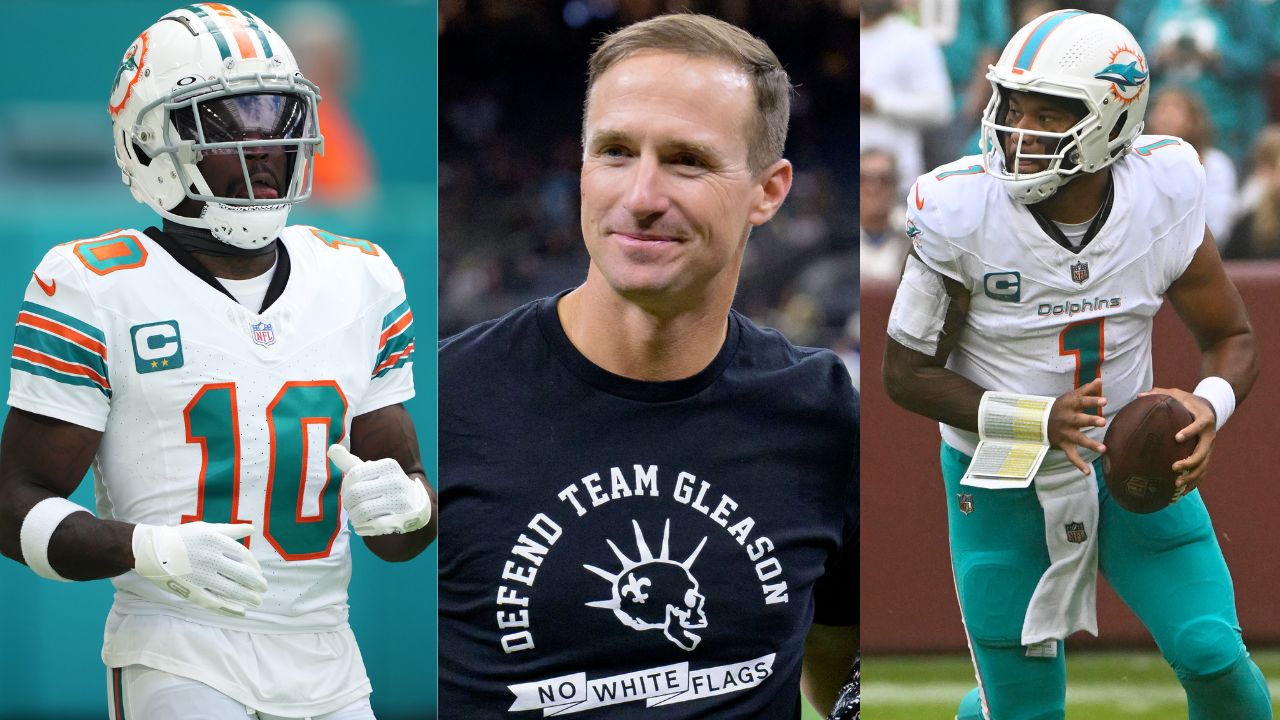 Drew Brees Wows at Tyreek Hill’s Speed Paired With Tua Tagovailoa’s Arm in One Special Play Against the Commanders