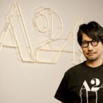 An image showing image of Hideo Kojima at A24 office who will be making Death Stranding movie