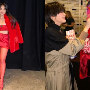 Valkyrae The Family Plan movie premiere dress reveal