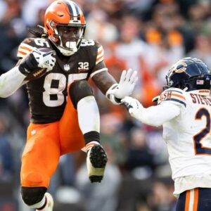 Resilient David NJoku, Who Needed Stitches in Toe, Ended Up Getting Career High Numbers Against Chicago