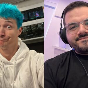 Ninja and CouRage start a friendly beef on Lego Fortnite