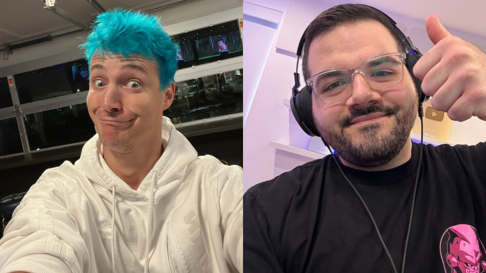 Ninja and CouRage start a friendly beef on Lego Fortnite