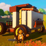 An image showing a car in LEGO Fortnite