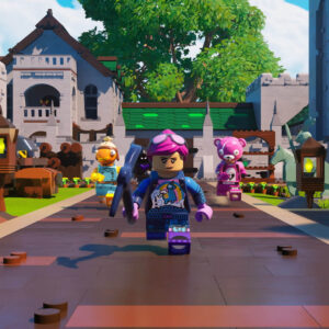 An image showing a screengrab from LEGO Fortnite