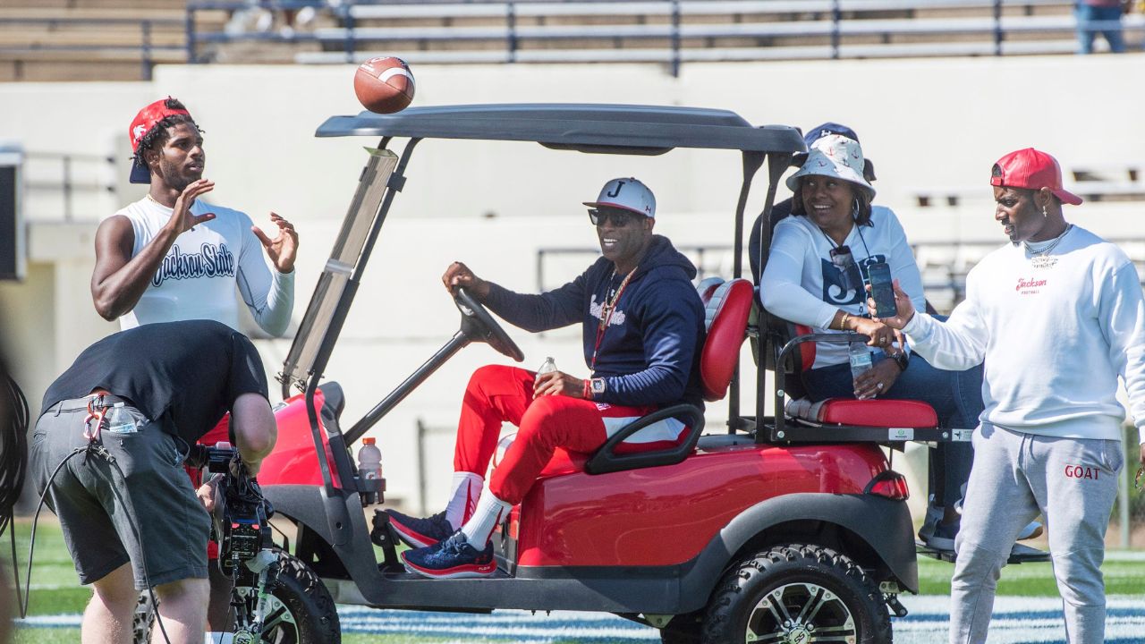 Deion Sanders’ Sleek Golf Cart From the Iconic 90s Cowboys Era, Valued at $30,000, Goes Viral