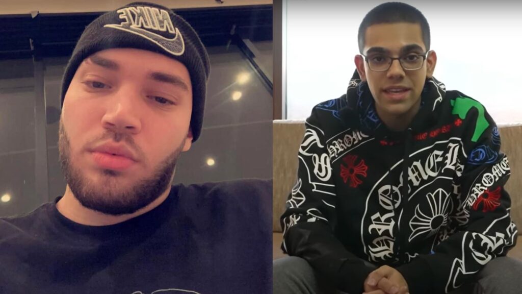 Adin Ross explains his friendship with N3on has hit a stonewall