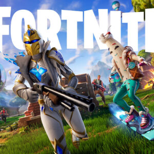 An image showing a cover of Fortnite available on Epic Games and not on Google Play Store