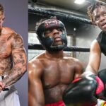 Jake Paul reacts negatively to the IShowSpeed vs KSI match