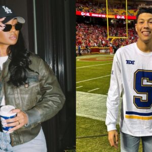 Jackson Mahomes, Kayla Nicole Spotted Chit-Chatting in Las Vegas Ahead of Super Bowl 2024