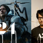An image showing Hideo Kojima and creation Death Stranding, which is being created by A24 for live action