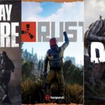 The posters of The Day Before, Rust, and DayZ
