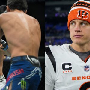 “Mahomes’ Son”: Cincinnati Bengals QB Joe Burrow Attends UFC Austin With Bandaged Wrist, Fans React