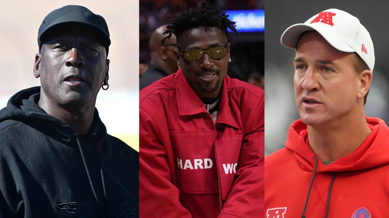 Antonio Brown Deliberately Shrugs Off Peyton Manning While Putting Himself With the Likes of Michael Jordan
