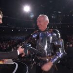 Larian Studios CEO taking the award for the Game of the Year at The Game Awards 2023 for Baldur's Gate 3