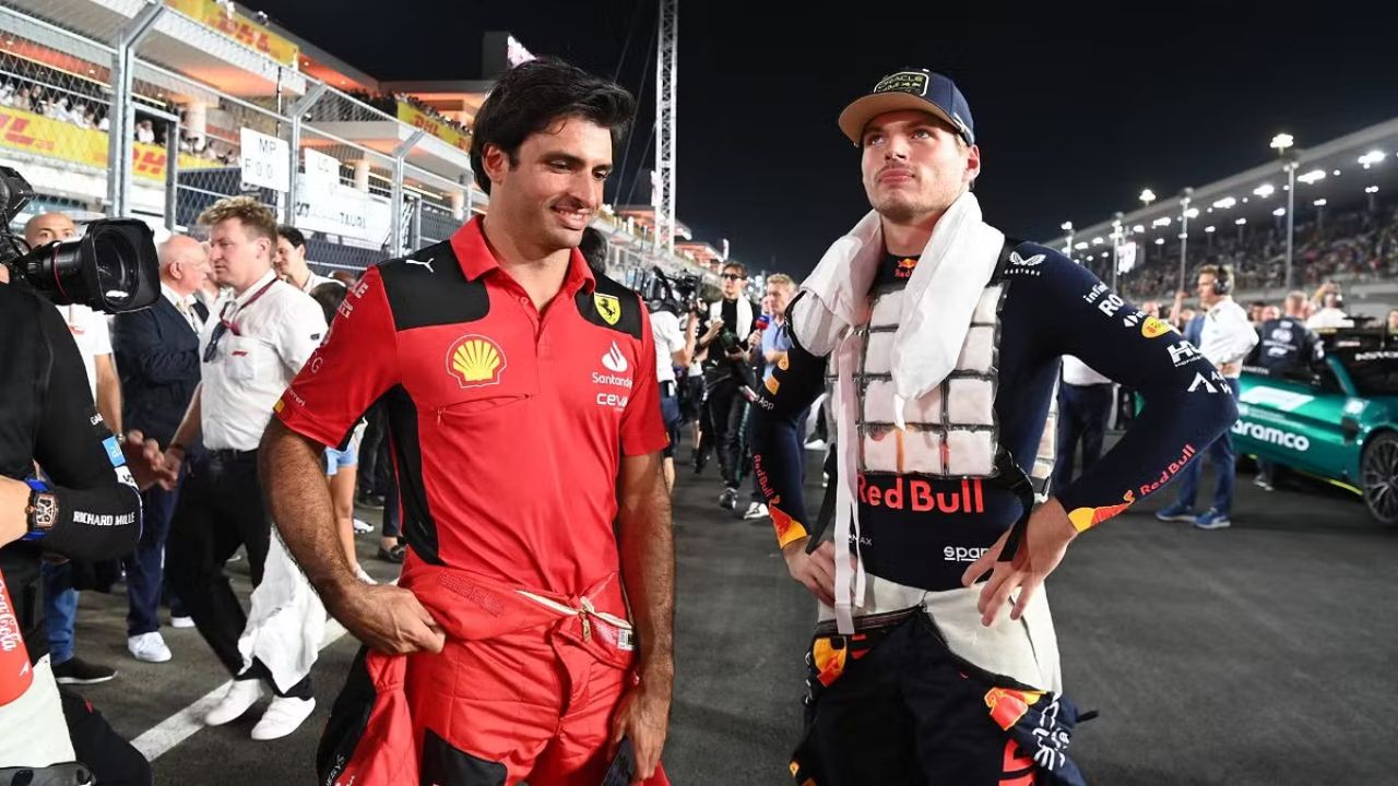 Max Verstappen Leaves Fans in Awe as He Decorates Carlos Sainz’s Christmas Gift Near His Racing Setup