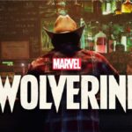 Wolverine sitting at a bar