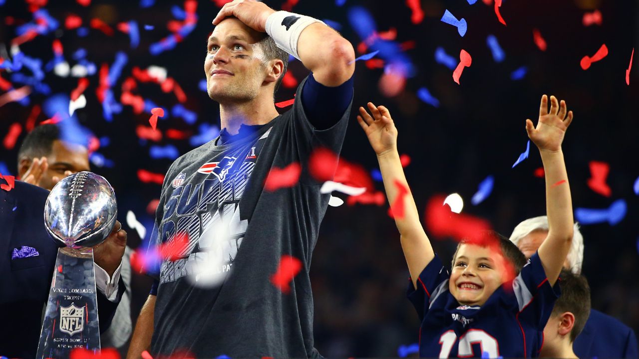 Tom Brady and Benjamin Brady