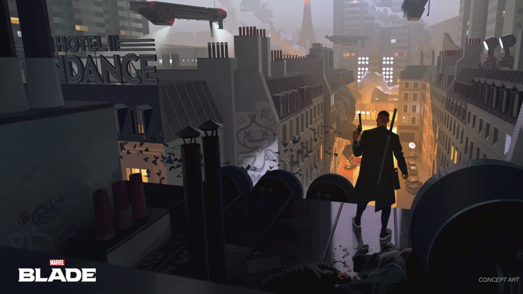An image showing Marvel's Blade concept game art