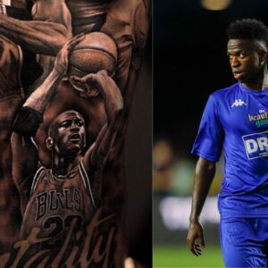Why is Michael Jordan Shooting Left-Handed in Vinicius Jr’s tattoo? Backstory Behind Bulls Legend's Iconic Free Throw