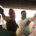 An image showing a snippet from GTA 6 trailer with MrBeast and Taylor Swift