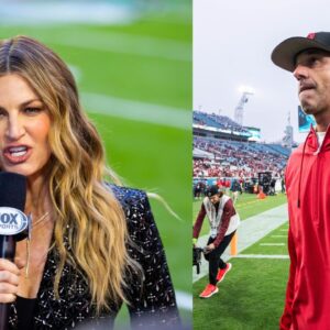 Erin Andrews Apologizes to Kyle Shanahan For “Body Checking" Him During On-Field Interviews