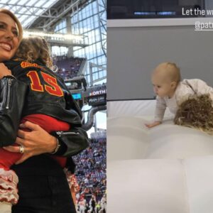 Brittany Mahomes Cheers for Little Bronze as He Wrestles His sister Sterling Skye in Latest Adorable Video; "Let the Wrestling Begin"