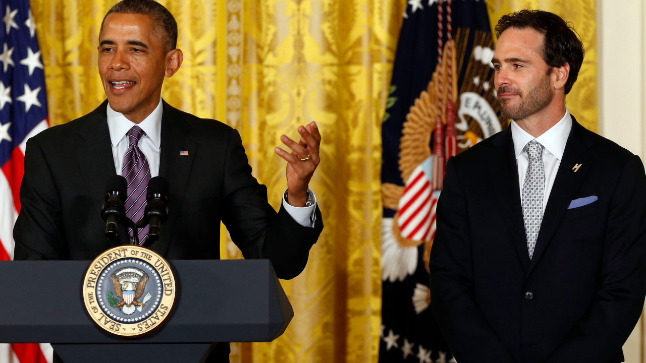 President Obama Once Deemed Jimmie Johnson as “Pretty Much the Michael Jordan of NASCAR”