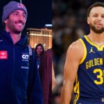 "Stephen Curry Eat Your Heart Out": Daniel Ricciardo's 2 Year Old Half Court Shot 'Rivaled' The Warriors Sharpshooter's