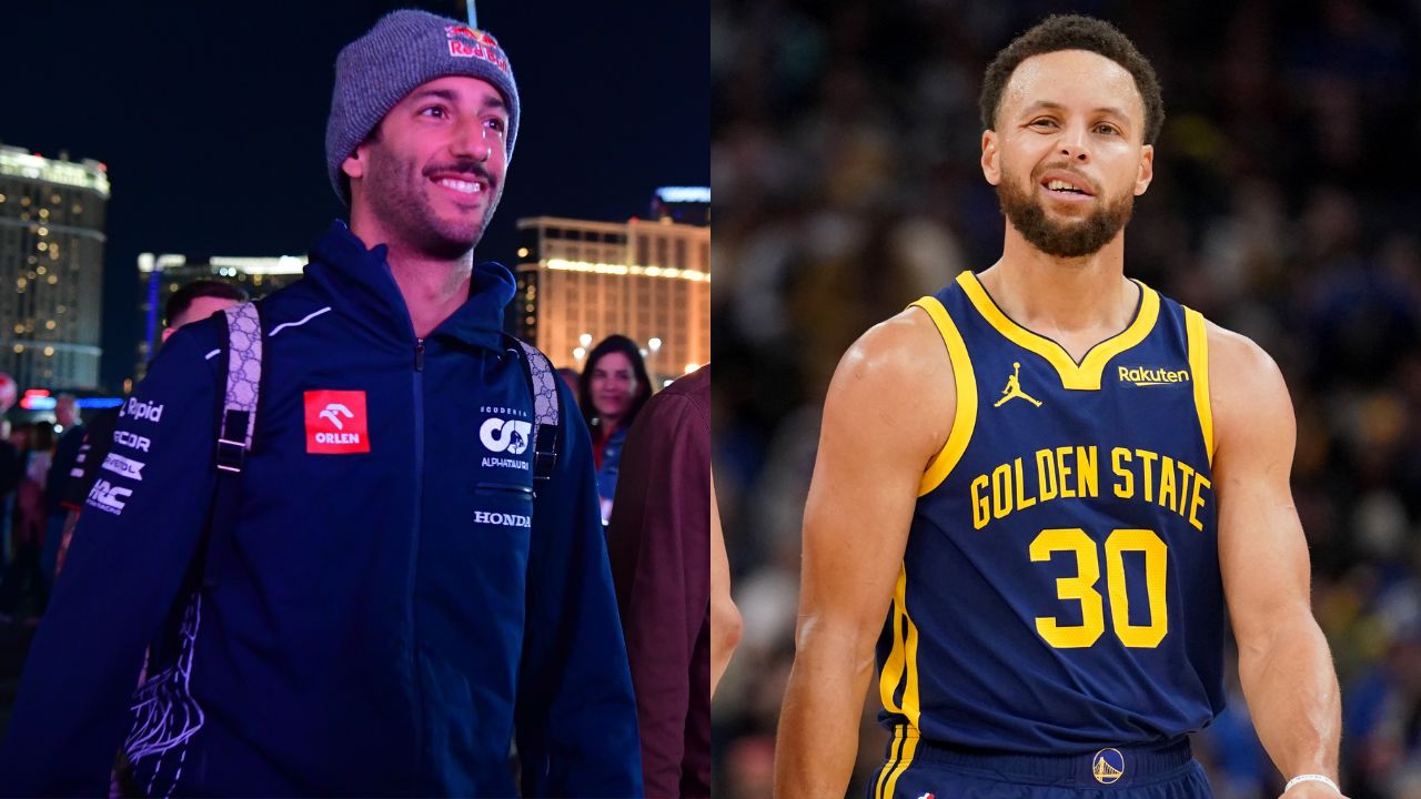 "Stephen Curry Eat Your Heart Out": Daniel Ricciardo's 2 Year Old Half Court Shot 'Rivaled' The Warriors Sharpshooter's