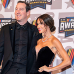 Kyle and Samantha Busch poses on the red carpet for the 2023 NASCAR Awards Banquet at the Music City Center in Nashville, Tenn., Thursday, Nov. 30, 2023. © Stephanie Amador / The Tennessean / USA TODAY NETWORK