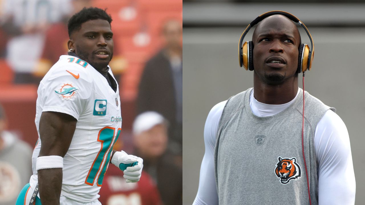 Tyreek Hill Dressed in Black & White Pulling Up for Titans Game With a McDonalds Order Reminds Fans of Chad Johnson; "That Ocho Diet"