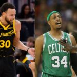 Stephen Curry (Left) and Paul Pierce (Right)